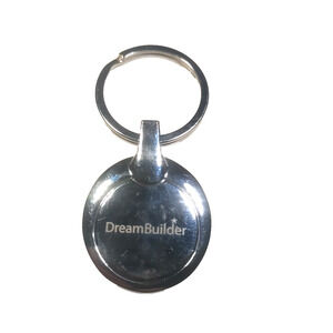 Dream Builders Metal Silver Tone Keychain Collectable